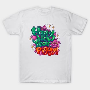 Happy New Year, Piggy! T-Shirt